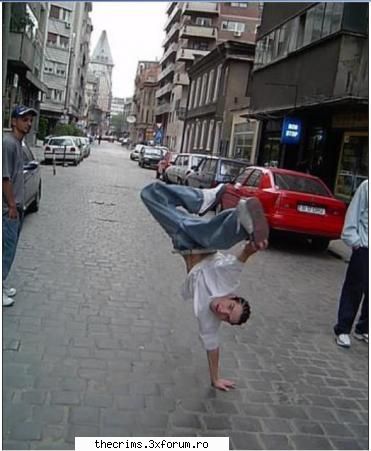 the crims pai dak tot avem tot felu' hoby uri avem bboy love da' floor! respect da' professor a.k.a.