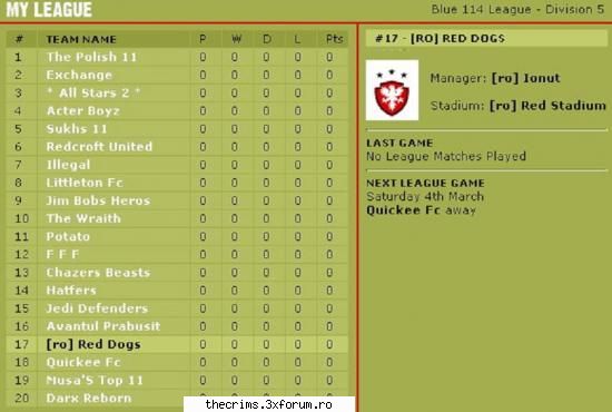 gasit fotball manager marfa (parerea mea [ro] red dogs sunt 114...unde mai un/o roman/ca, echipa