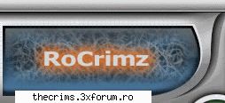 RoCrimz - JOCUL A FOST LANSAT ! - IeD3vil daca stii php & mysql si vrei sa - RoCrimz - True Romanian Killer