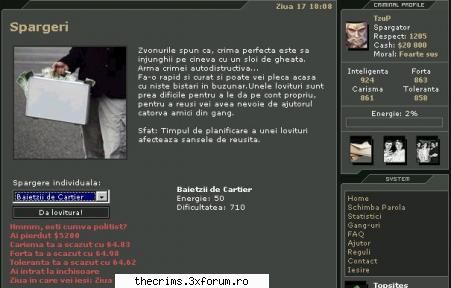 Spargere - ÃƒÆ’Ã‚Â¢hrrr .. errrrrooooorrrr .. :( - Regulile jocului (scrise si nescrise)
